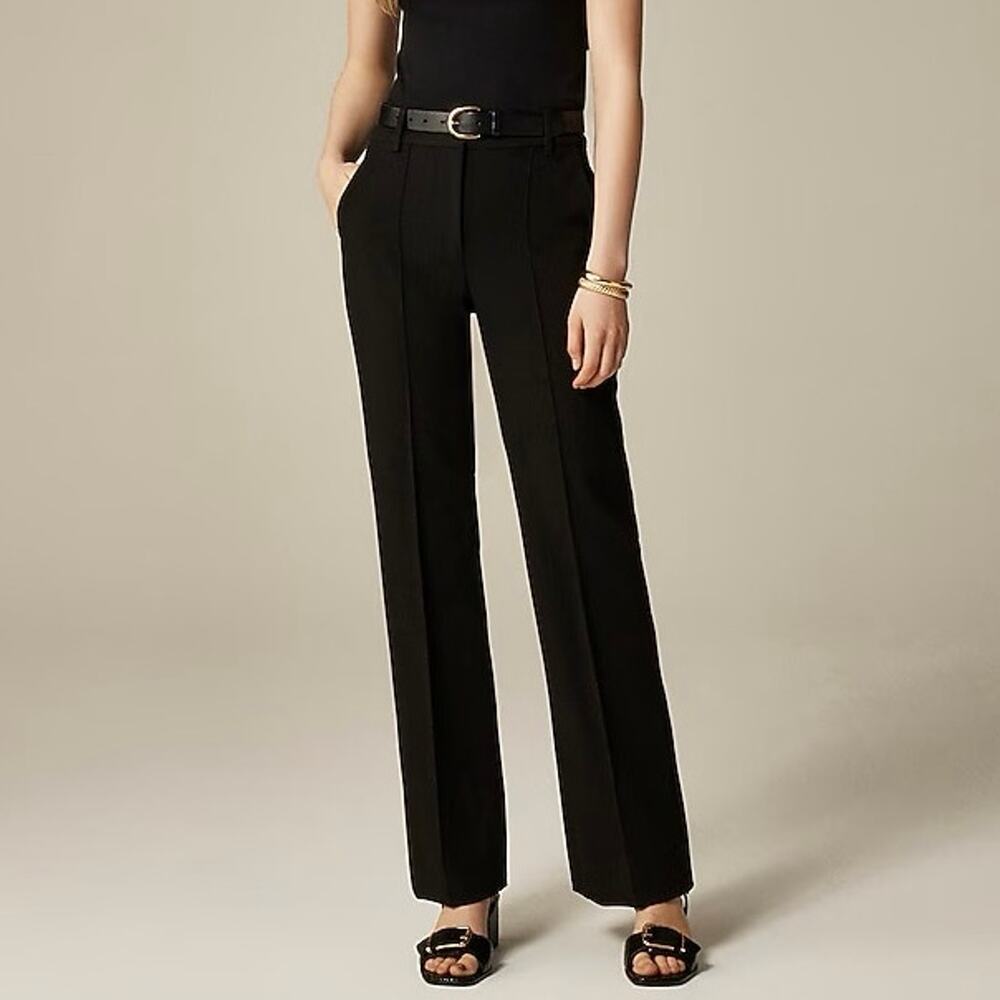 J.Crew Natalia Pant in Four Season Stretch Black Size 2 NWT